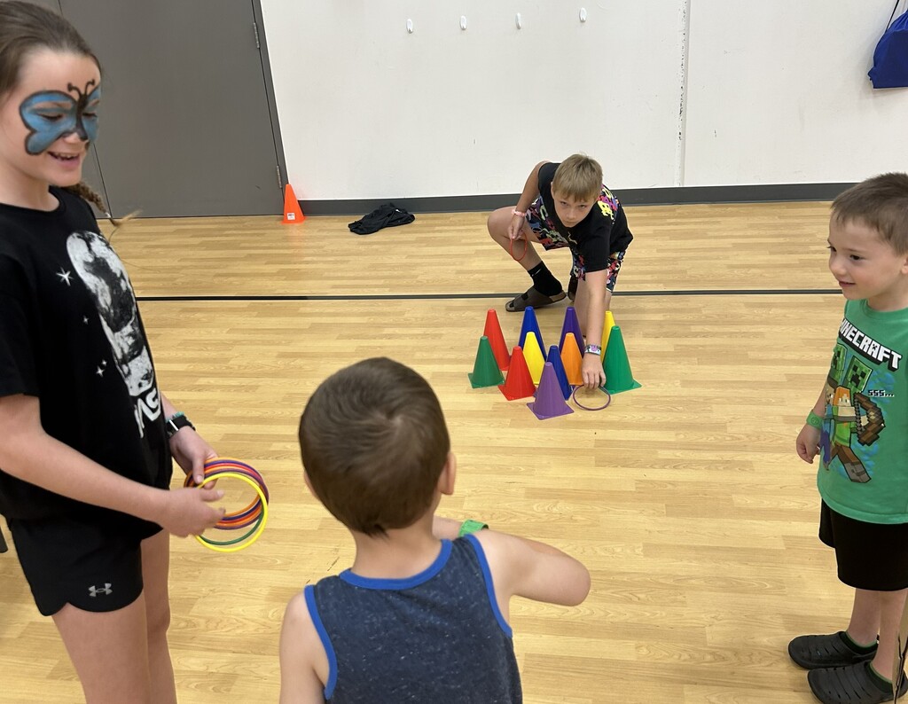 Playing Games at the Summer School Carnival