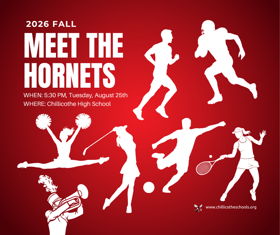 2026 Fall Meet the Hornets. When: 5:30 PM Tuesday, Aug. 25th at CHS.