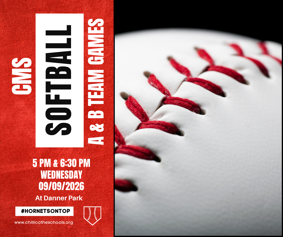  Head out to Danner Park today to cheer on our CMS Softball teams as they take on Trenton! A Team plays at 5:00 PM, followed by B Team at 6:30 PM. Come support our students and show that Hornet pride! 🥎🐝 #GoHornets #CMSSoftball