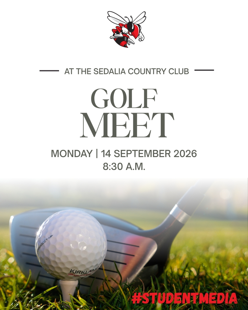Chillicothe Hornets Golf Meet Today at The Sedalia Country Club Starting at 8:30 A.M.