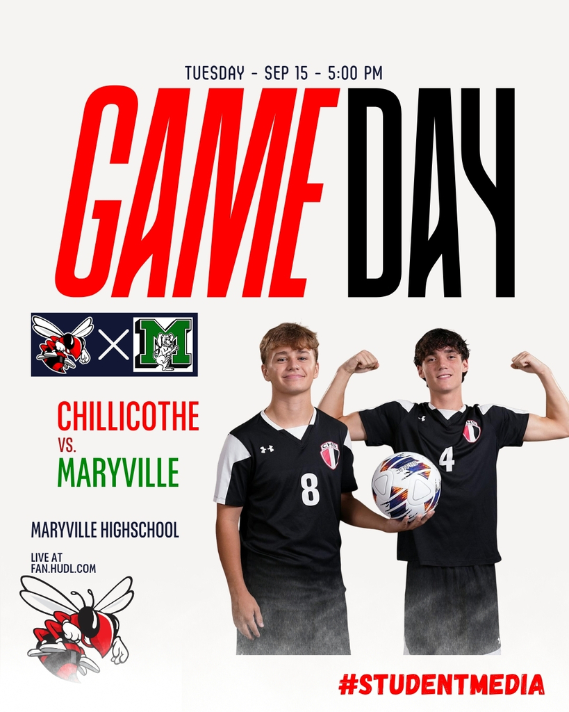 Chillicothe Hornets soccer game today against Maryville at Maryville highschool at 5:00 pm