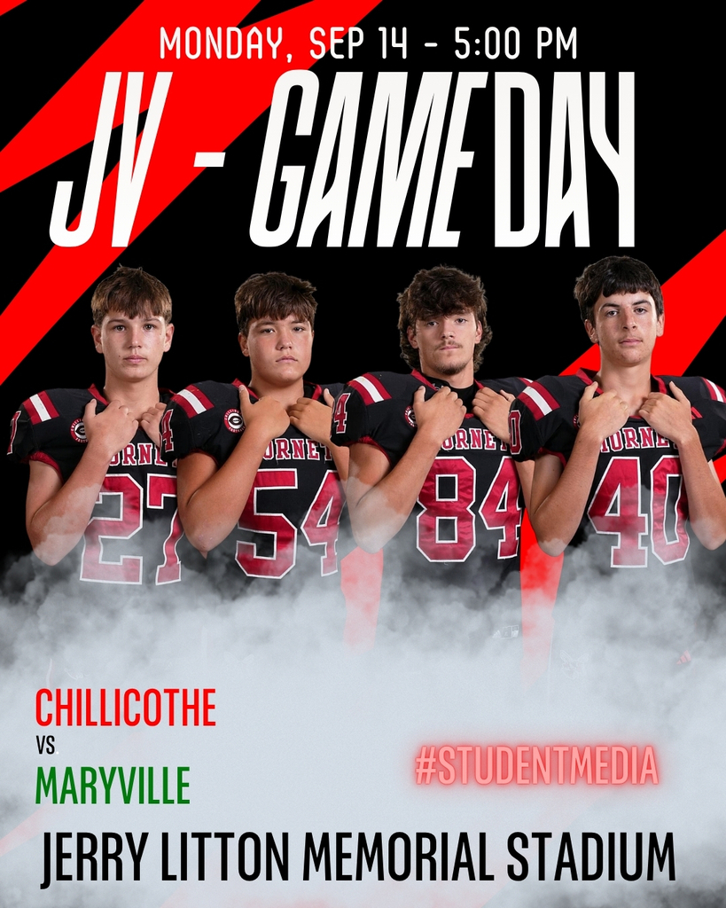 JV Football at 5:00pm at home on 9/14/26