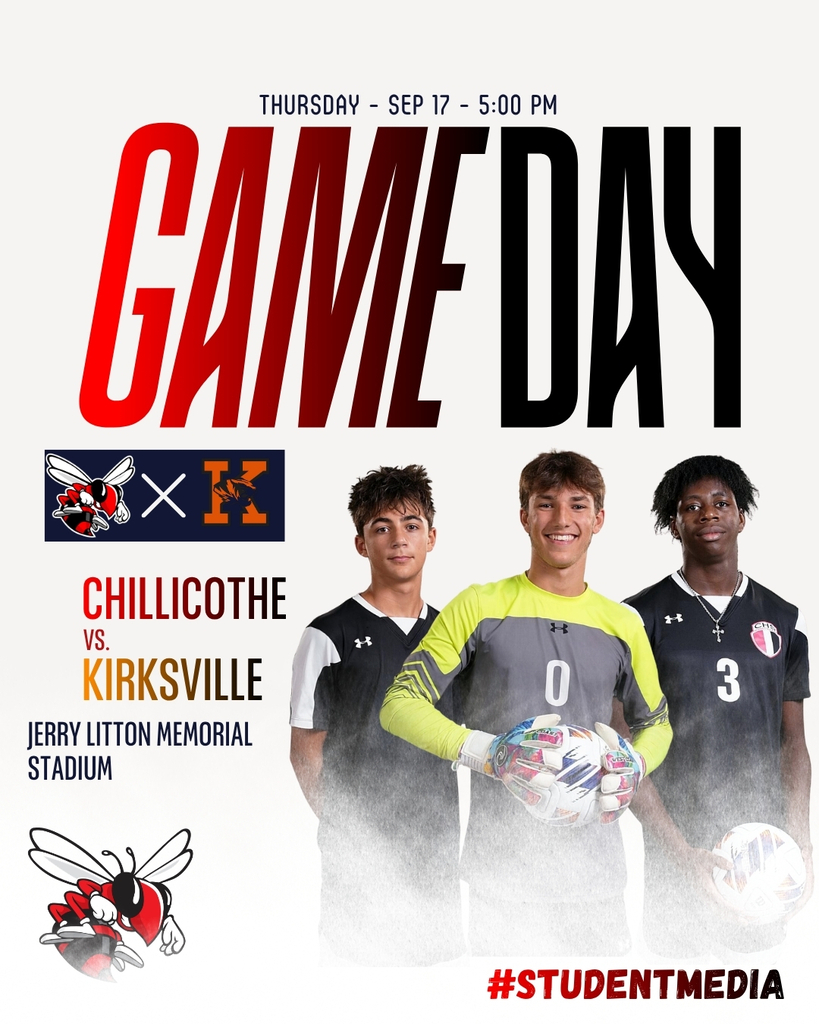 Chillicothe Soccer vs Kirksville at 5:00 pm on September 17th at Jerry Litton Memorial Stadium