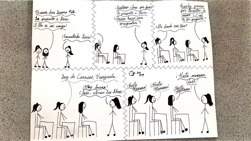 A example of their work. - a Spanish cartoon.