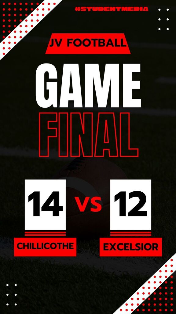 The JV Football Team defeated Excelsior Springs Last Night 14-12