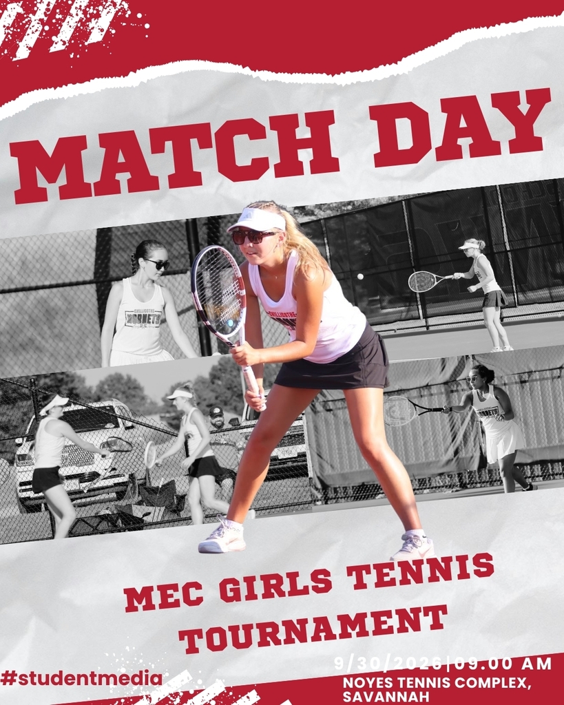 Lady Hornets Tennis at Savannah for MEC Tournament Today at 9:00am 