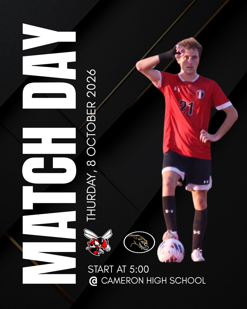 Chillicothe Hornets soccer game today away against Cameron at 5:00 pm