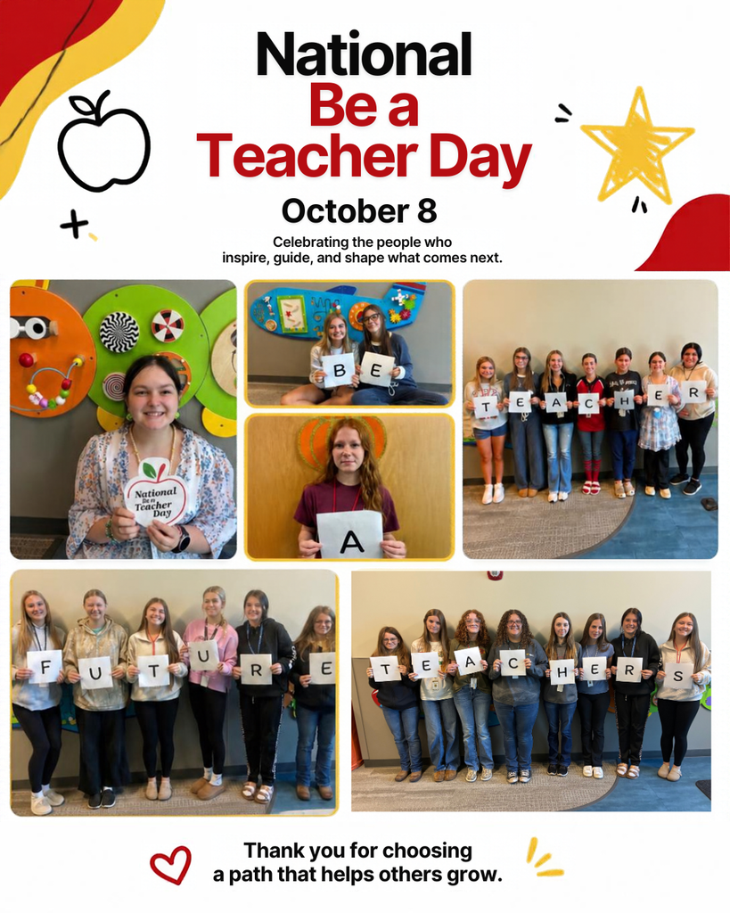 National Be a Teacher Day october 8. Celebrating the poeple how inspire, guide and shape what comes next. Thank you for choosing a path that helps others grow.