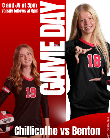 Chillicothe VS Benton, Jv and C at 5pm variety follows at 6pm.