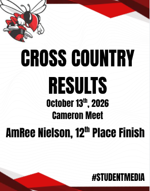 Chillicothe HS, 10/13/2026 XC Results, AmRee Nielson 12th Place Finish. 
