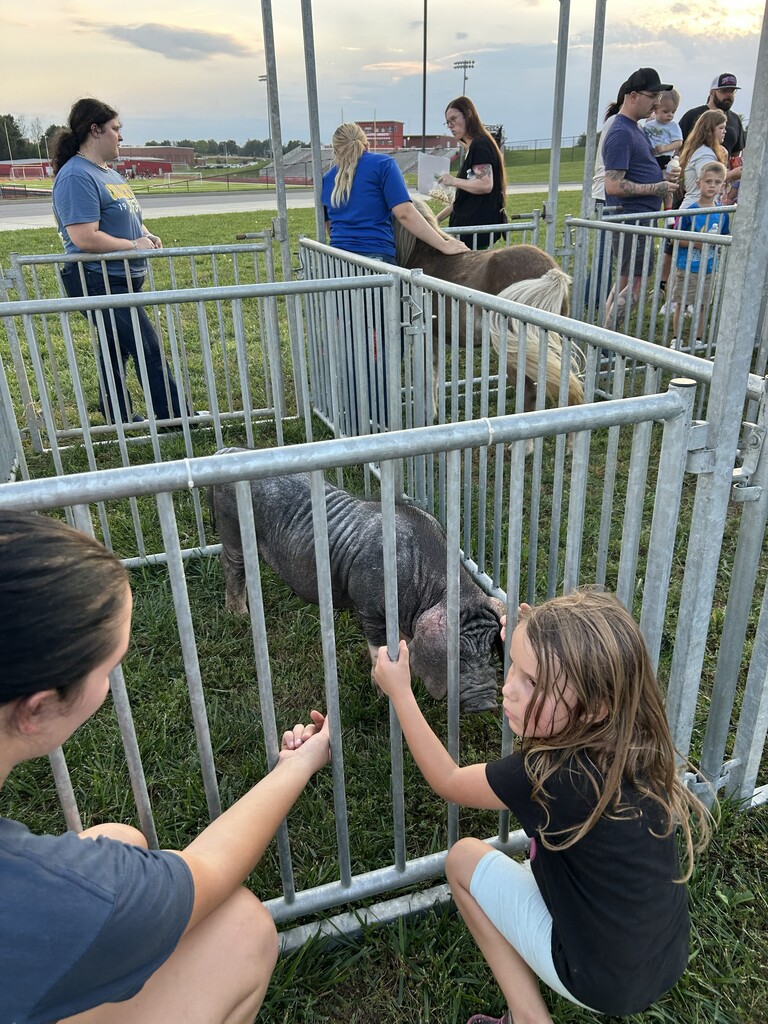 The Chillicothe FFA hosted the Petting Zoo at the CES Fall Fun Night.