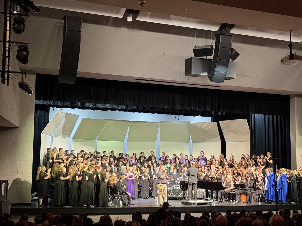 The Northwest All-District Choir performing.