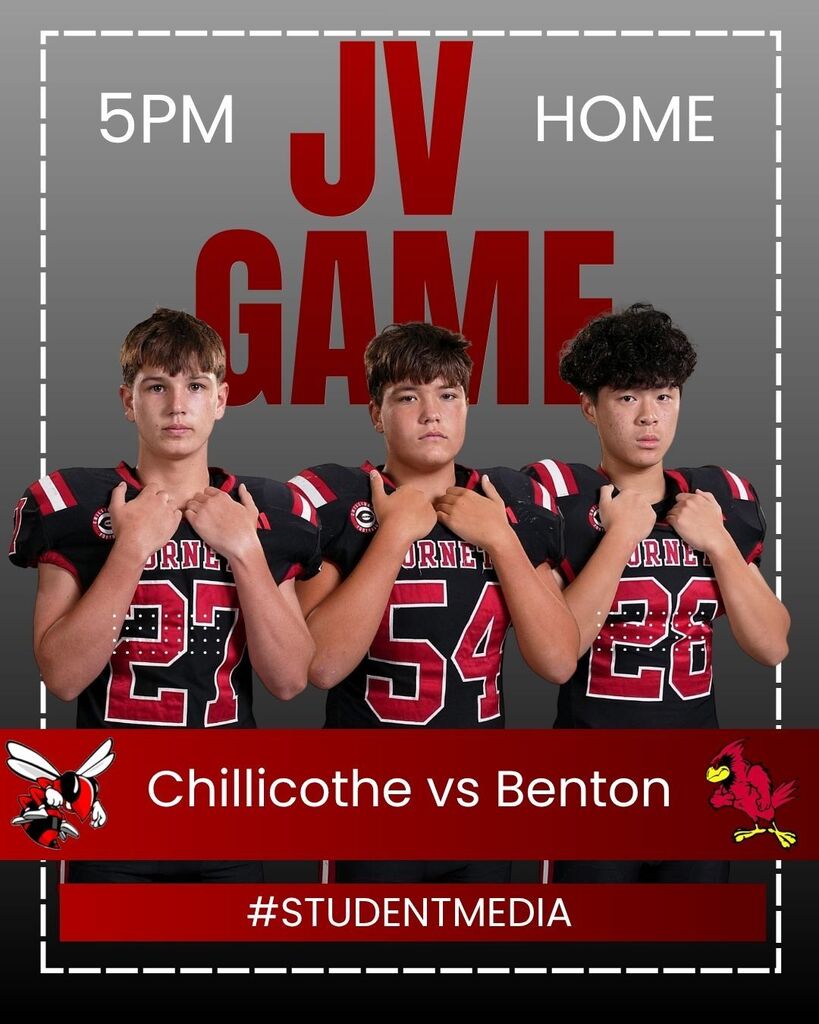 The JV Football Team Takes On Benton At Home Start Time Is 5 pm