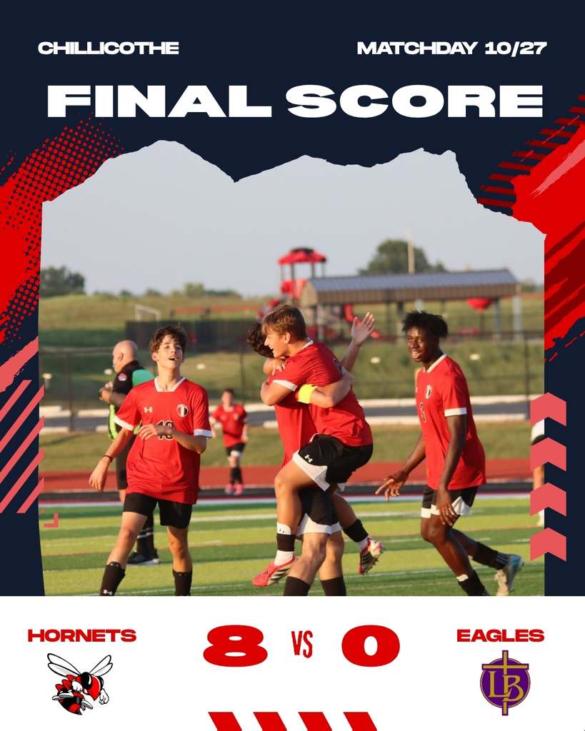 Chillicothe Hornets soccer game results against Bishop LeBlond 8-0 Win