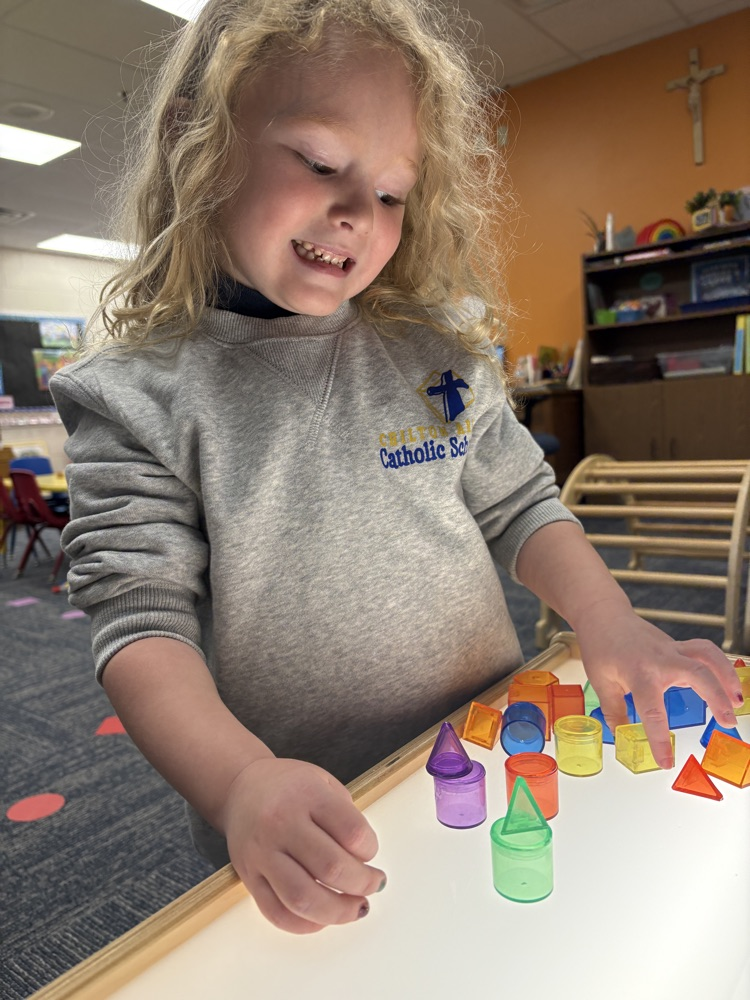 Enjoying the light table