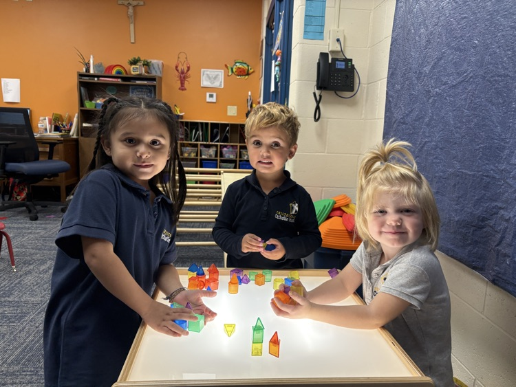 Enjoying the light table