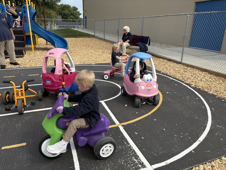 Developing gross motor skills on the track