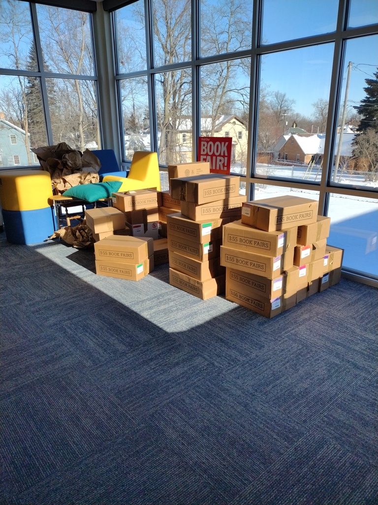 Books are ready to set up.