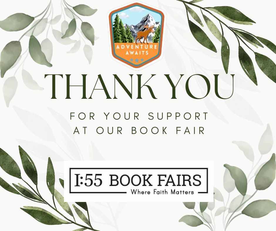 Thank you for supporting our Book Fair and helping get books in the hands of our students.