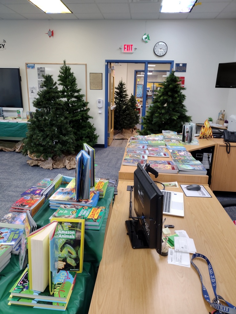 Thank you for supporting our Book Fair and helping get books in the hands of our students.