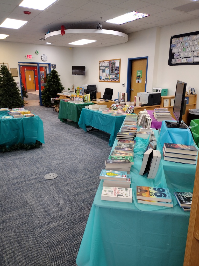 Thank you for supporting our Book Fair and helping get books in the hands of our students.