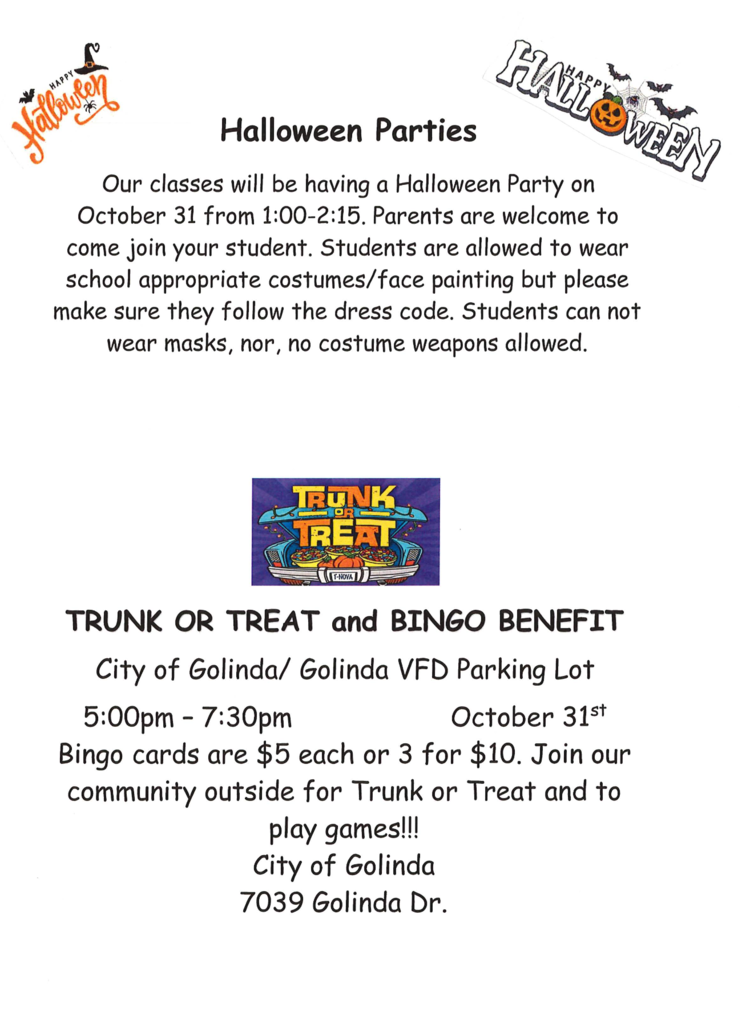 trunk or treat