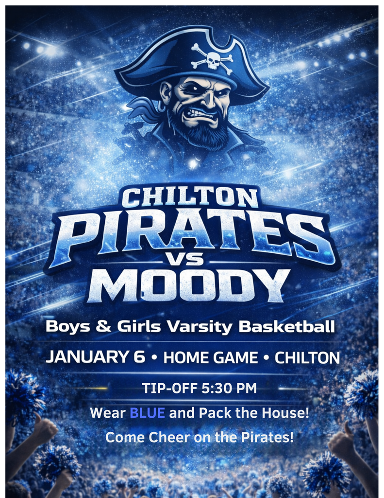 TIP-OFF 530 PM Wear BLUE and Pack the House! Come Cheer on the Pirates!