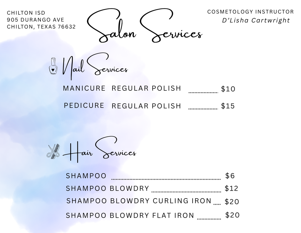 Salon Services