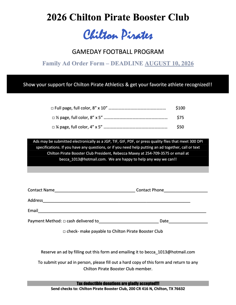 booster club