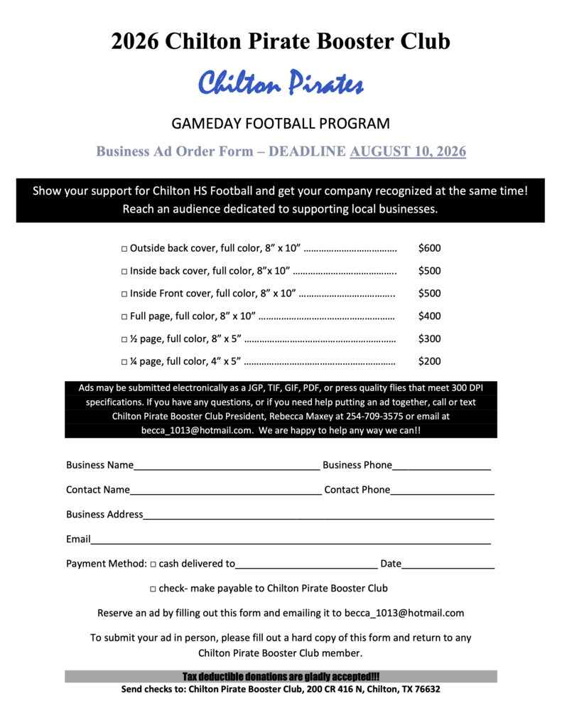 booster club
