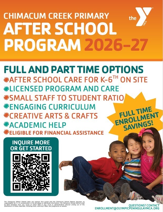Flyer promoting hiring opportunities for After School program starting in the fall. 3 cute kids in colorful shirts smiling.