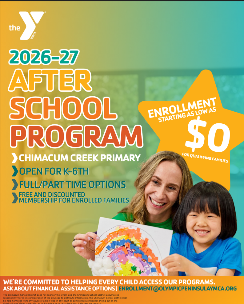Flyer shows that there is an afterschool program for K-6th graders at CCP.