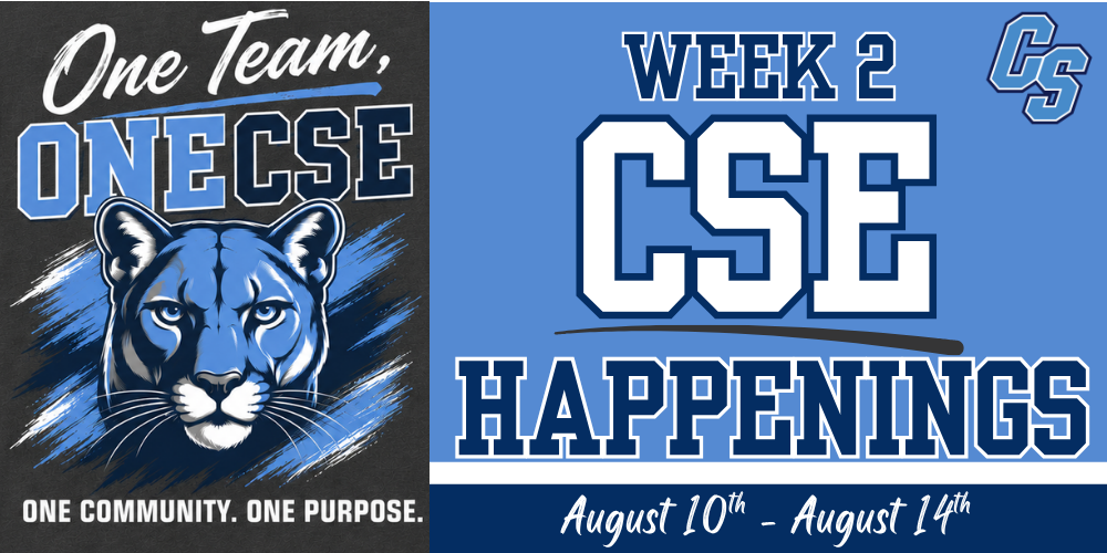 CSE: Week 2 Happenings