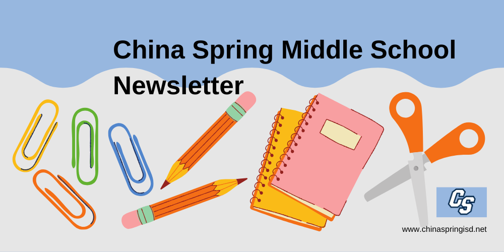 CSMS Weekly Newsletter April 20-24