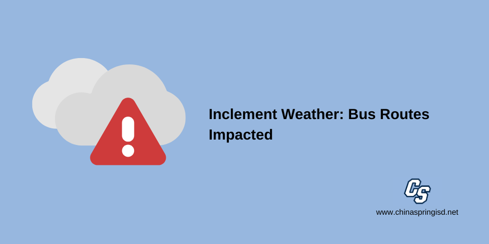 Inclement Weather: Bus Routes Impacted