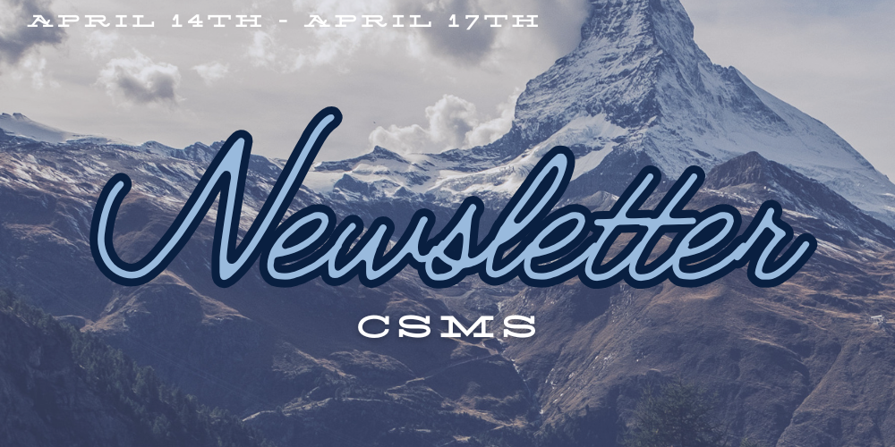 CSMS Weekly Newsletter