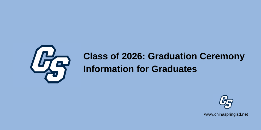 Class of 2026: Graduation Ceremony Information for Graduates