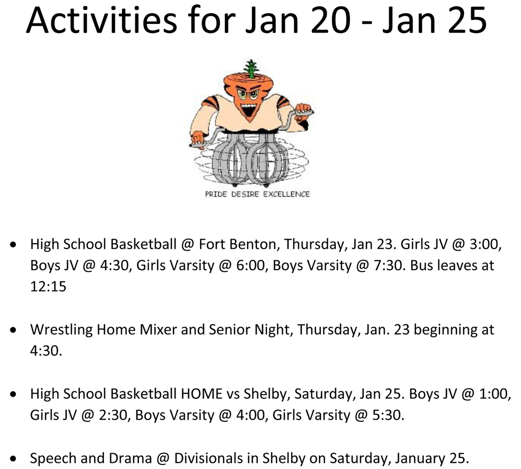 activities schedule