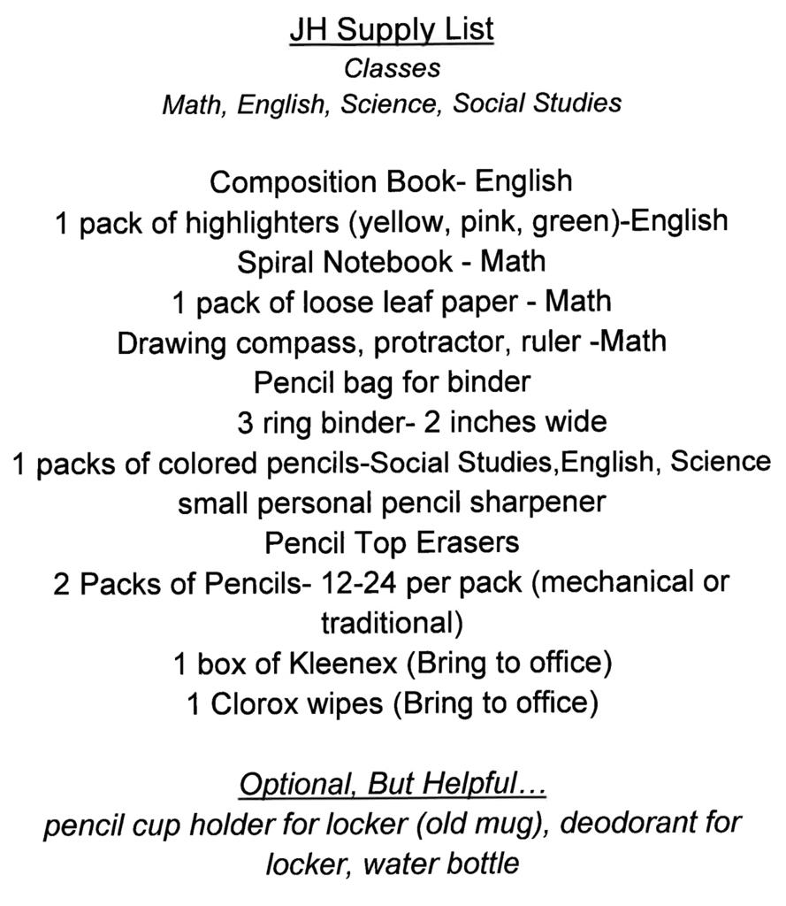 jh supplies 2026