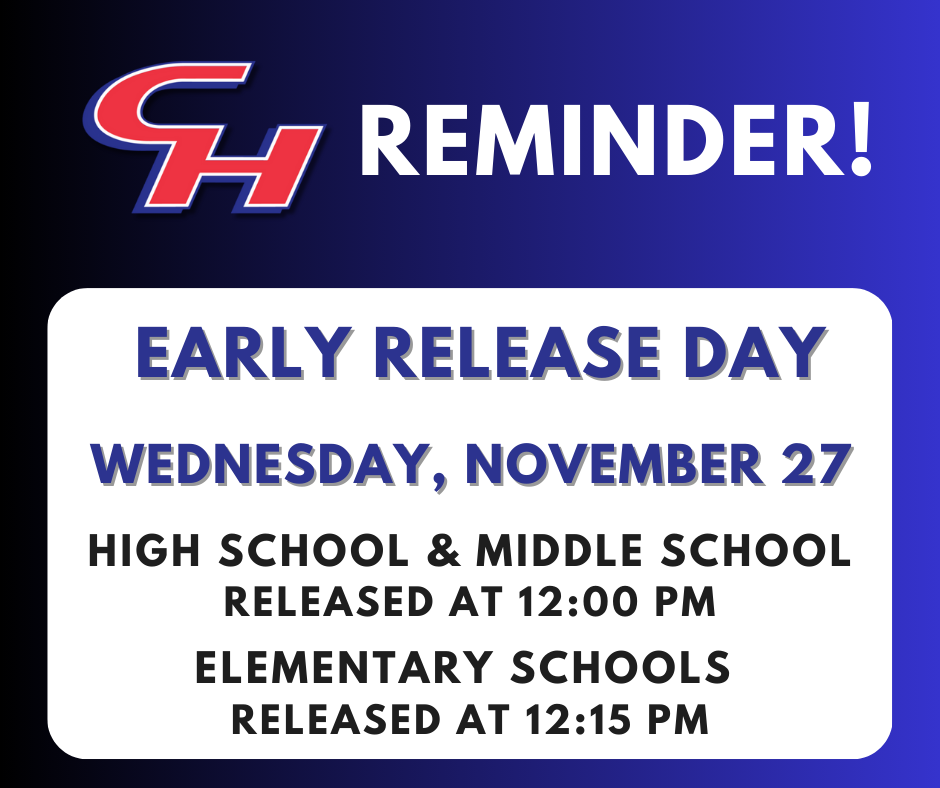 Early Release Day November 27