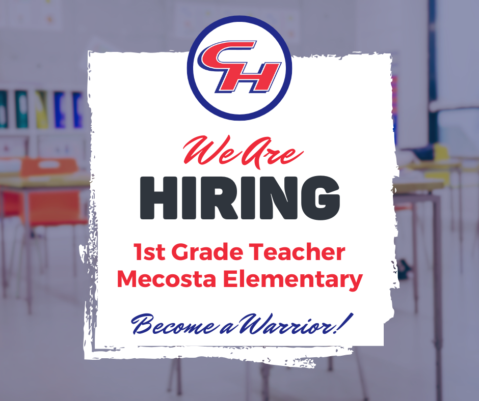Hiring First Grade Teacher