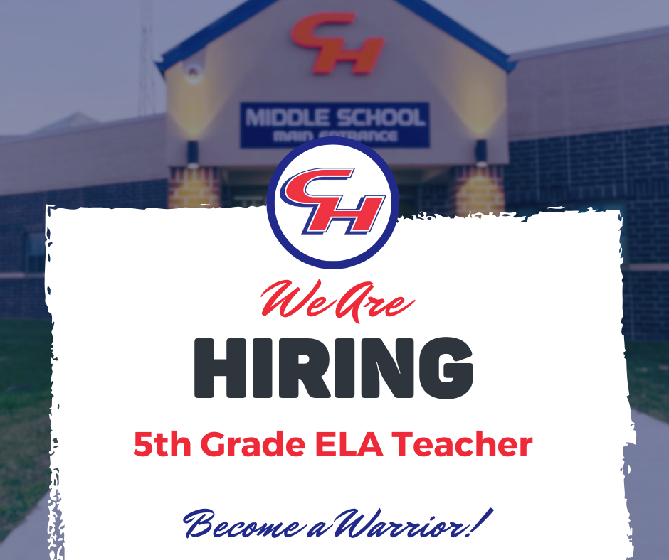 Hiring Fifth Grade ELA Teacher