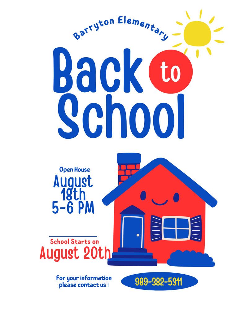 Open House Information.
