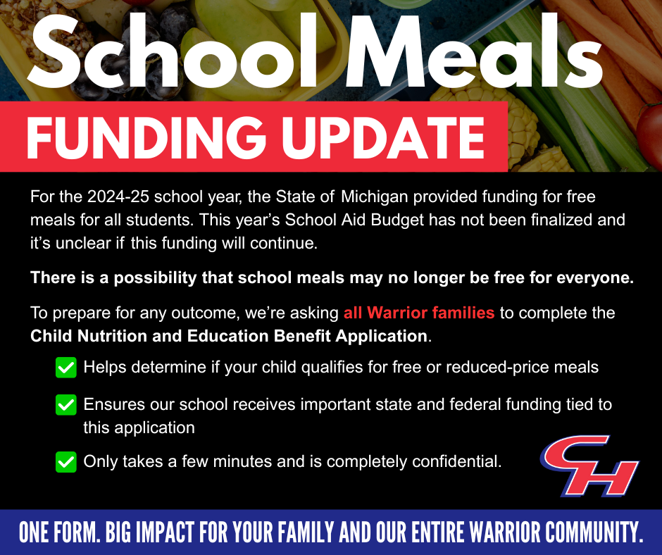 School Meals funding update