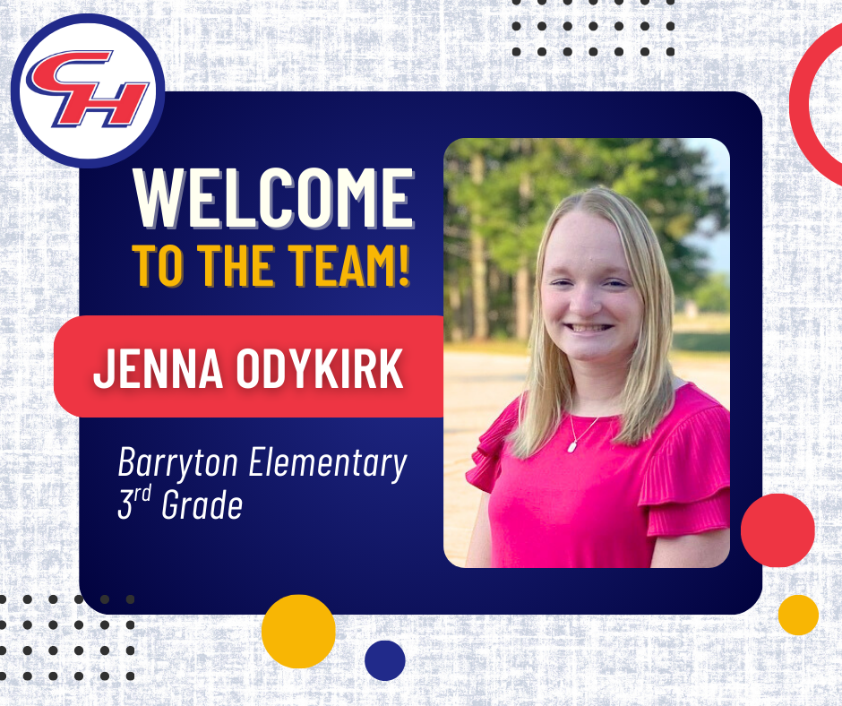 Welcome Jenna Odykirk