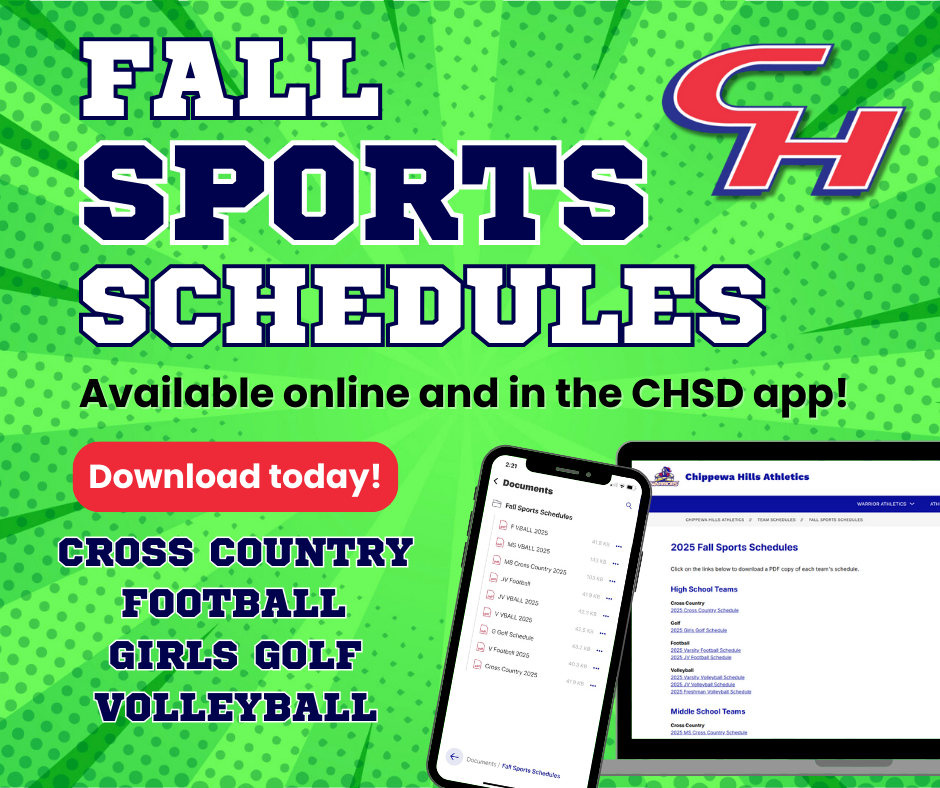 Fall Sports Schedules