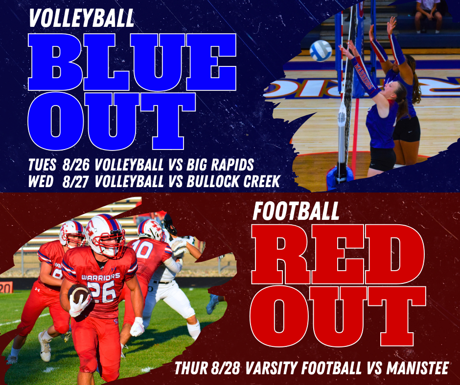 Red & Blue Out