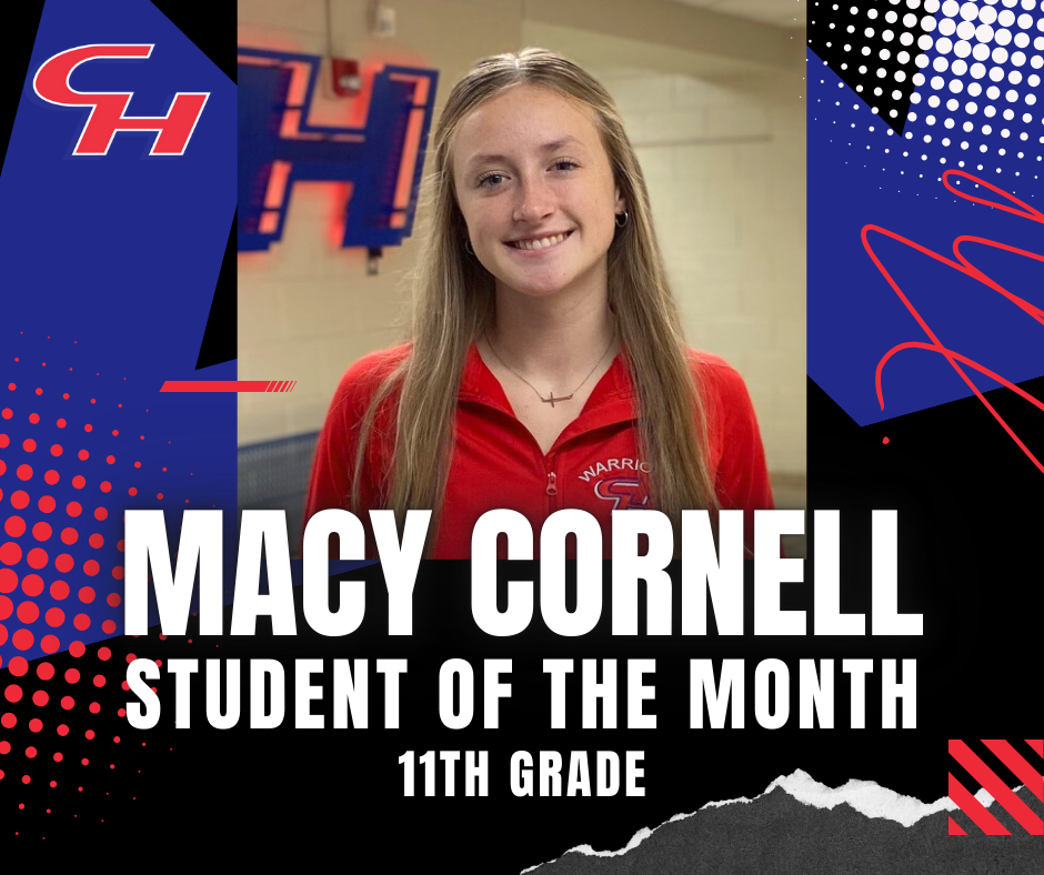 Student of the Month: Macy Cornell