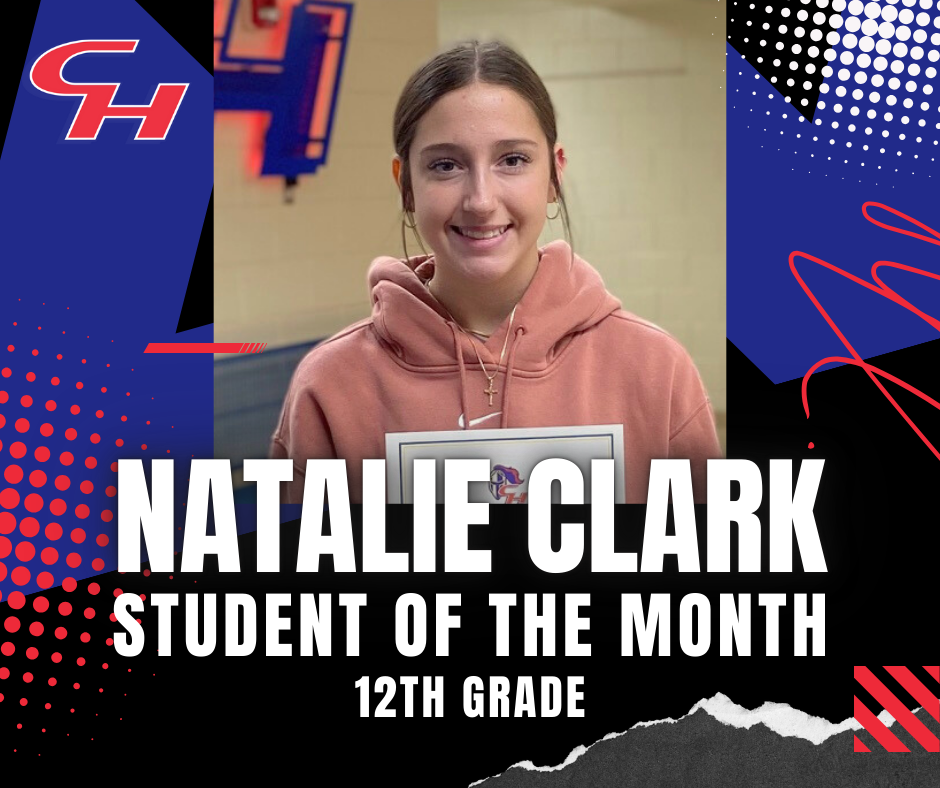 Student of the Month: Natalie Clark