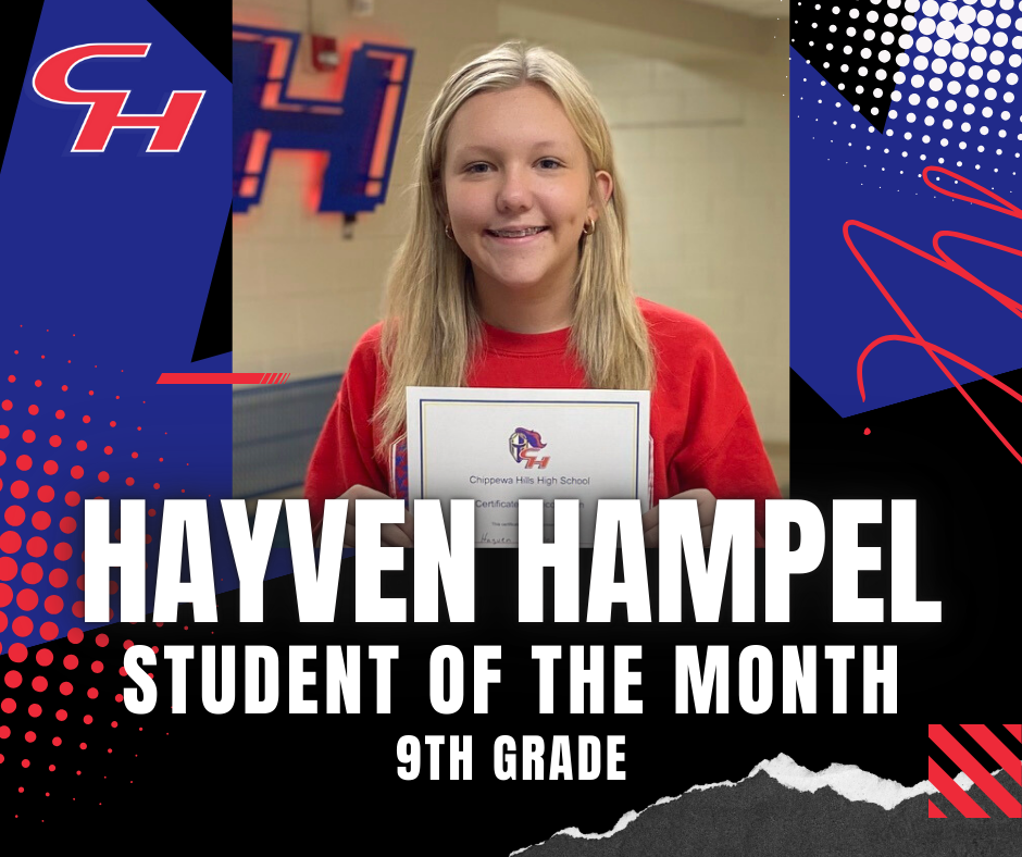 Student of the Month: Hayven Hampel